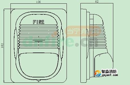 GST-HX-F8503火災(zāi)聲光警報(bào)器