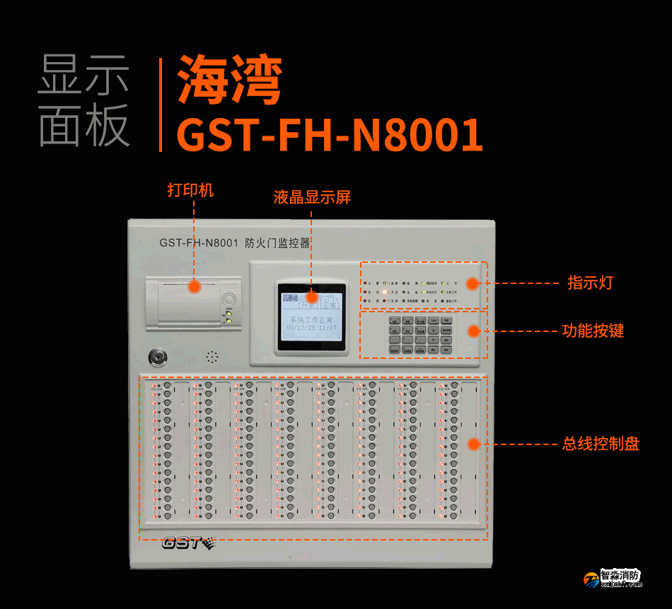 GST-FH-N8001防火門監(jiān)控器產(chǎn)品細(xì)節(jié)照片