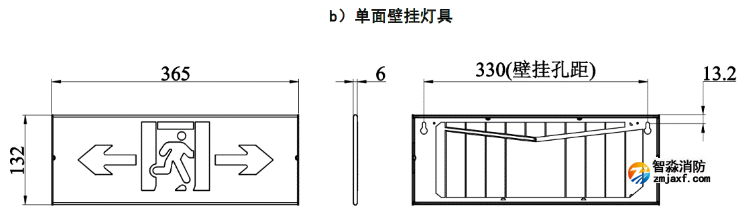 追光系列集中電源集中控制型消防應(yīng)急標(biāo)志燈安裝說(shuō)明