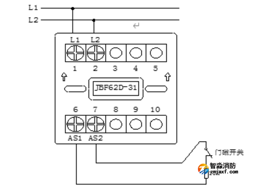 JBF62D-31輸入接口模塊接線圖