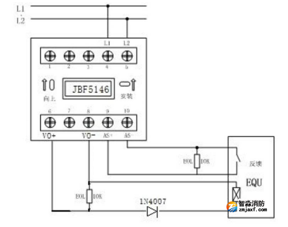 JBF5146輸入/輸出模塊接線圖