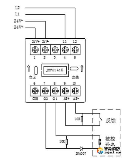 JBF5141C有源輸出接線圖