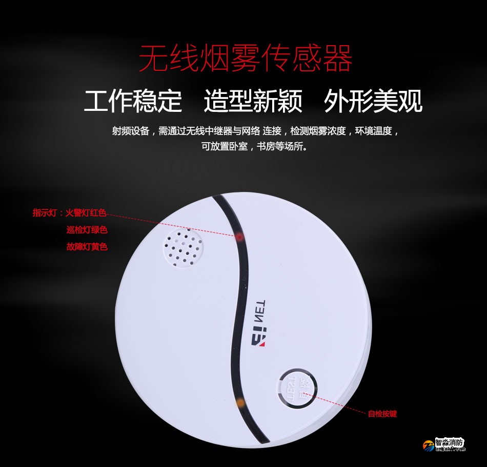 依愛獨(dú)立式感煙火災(zāi)探測報(bào)警器