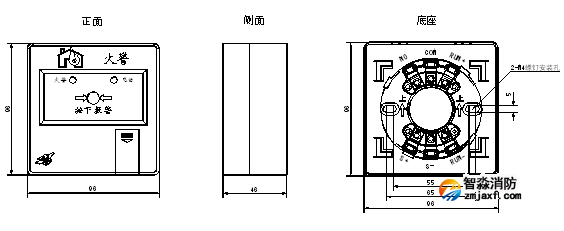 J-SAP-EI6021型手動火災(zāi)報警按鈕