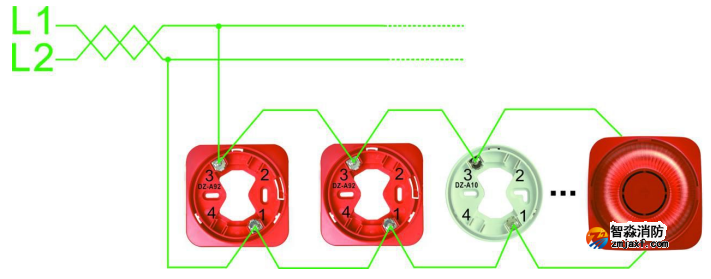 SG-A92聲光警報器接線圖