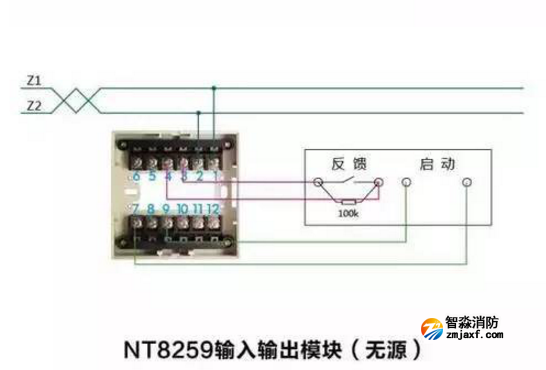 NT8259輸入輸出模塊接線圖