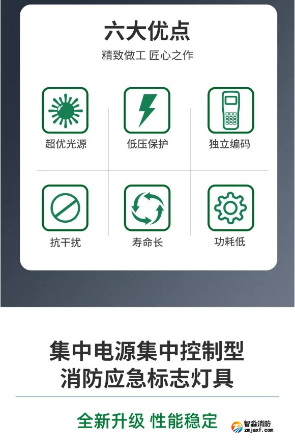 泰和安消防應(yīng)急燈六大優(yōu)點