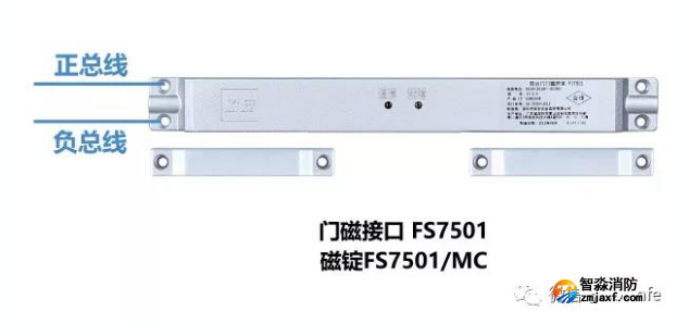 賦安防火門監(jiān)控系統(tǒng)布線圖