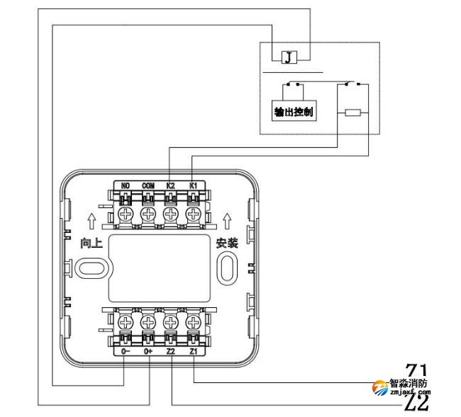 GST2321ZG輸入輸出模塊接線圖