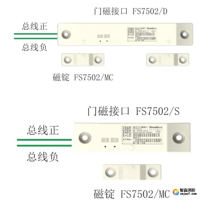 門磁接口FS7502接線圖