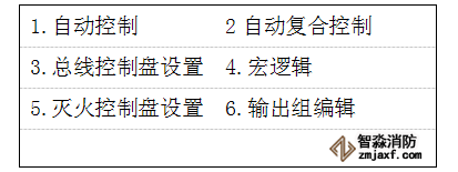 GK652B氣體滅火主機聯(lián)動編程